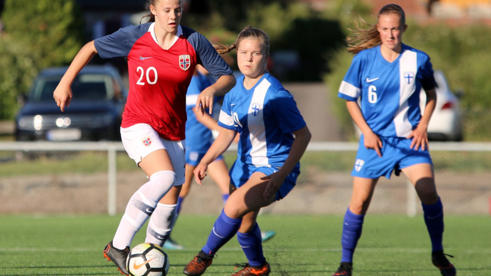 Emilie Østerås er for første gang tatt ut i Norges J19 tropp. Foto: Thomas Brekke Sæteren
