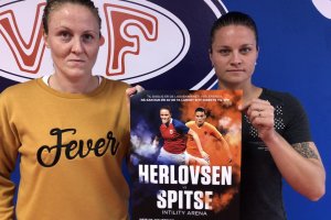 Isabell Herlovsen og Norge møter Sherida Spitses Nederland. Foto: Vålerenga Fotball