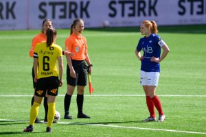 Stine Ballisager Pedersen blir årets kaptein. Foto: Morten Mitchell Larød / SPORTFOTO