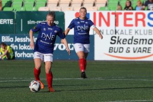 Thea Bjelde scoret hattrick i cupens 2.runde. Foto: Thomas Brekke Sæteren