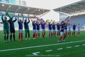 Pur glede etter en seier som satt langt inne. Foto: Morten Mitchell Larød