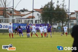 Sherida Spitse med kampens eneste mål. Foto: Toppfotball Kvinner