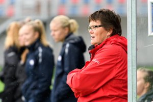 Eli Landsem gir en statusrapport. Foto: Morten Mitchell Larød / SPORTFOTO