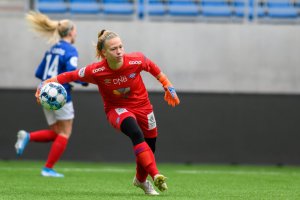 Jalen "JJ" Tompkins holdt nullen i sin Vålerenga-debut. Foto: Morten Mitchell Larød / SPORTFOTO