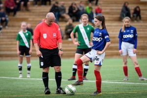 SIlje Fjeldstad har vært i klubben over flere år og er nå tatt ut på J17-landslaget. Foto: Morten M. Larød / Sportfoto