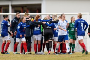 Vålerenga kunne juble etter seieren mot Kolbton i mars. Foto: Sportfoto