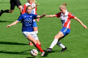 Treningskamp i fotball mellom Vålerenga og Lyn på Intility Arena i Oslo lørdag 1. mai 2021. Foto: Morten Mitchell Larød / SPORTFOTO