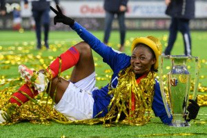 Ajara Njoya nøt stor suksess i Vålerenga. Nå tar hun turen til Atletico Madrid. Foto: Morten Mitchell Larød / SPORTFOTO