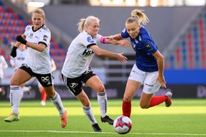 Synne Jensen er klar for nye dueller mot Trønderne. Foto: Morten Mitchell Larød / SPORTFOTO