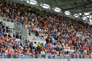 Vi kan imot opptil 2000 tilskuere til kampen mot Häcken Foto: Kvinneidrett.no