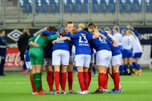 Etter litt frem og tilbake, er det besluttet at kampen mot Brøndby skal spilles hos Dansken. Foto: Morten Mitchell Larød / SPORTFOTO