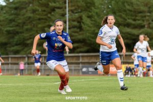 Tine Celine Karstensen gjorde sine saker godt mot Kolbotn. Foto: Sportfoto