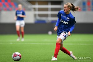 Mia Huse ble matchvinner i finalen. Foto: Morten M. Larød