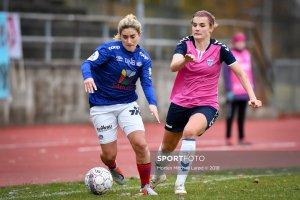 Camille Levin under toppseriekampen i fotball mellom Kolbotn og Vålerenga på Sofiemyr stadion.Foto: Morten Mitchell Larød / Sportfoto