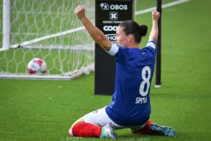 Sherida Spitse fortsatte scoringsformen etter Lyn-kampen. Foto: Sportfoto