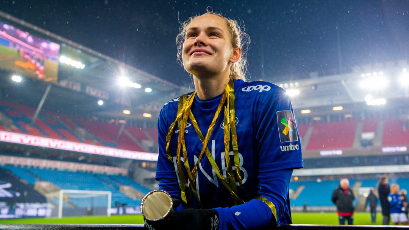 Andrine Tomter smiler etter cupgullet. Nå har hun signert ny kontrakt. Photo: Vegard Wivestad Grøtt / BILDBYRÅN / kod VG / VG0081