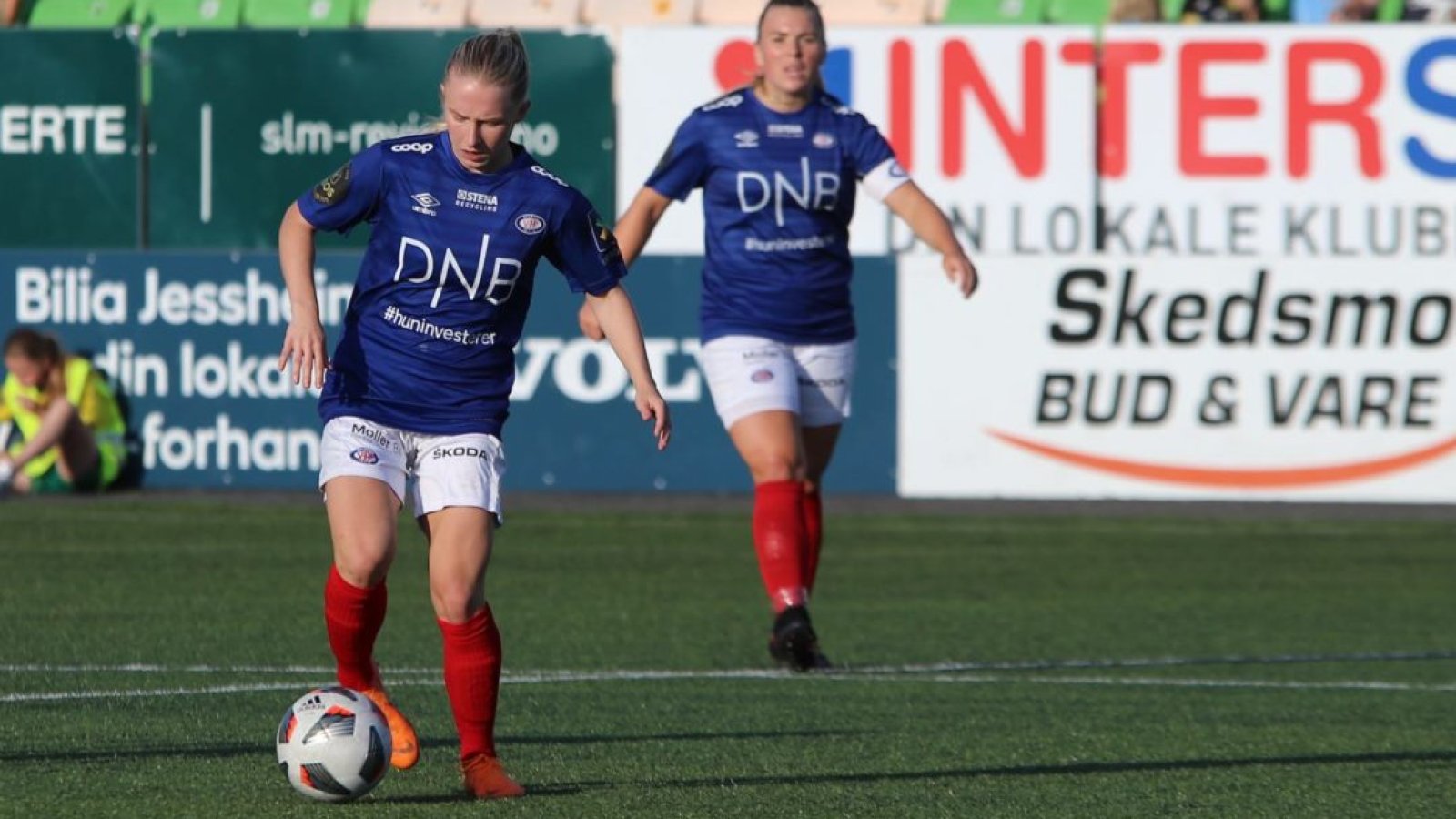 Thea Bjelde scoret hattrick i cupens 2.runde. Foto: Thomas Brekke Sæteren