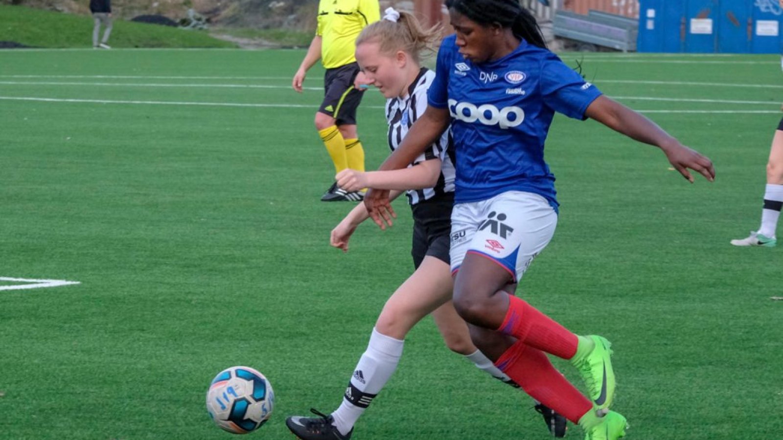 Nadia Ryan Pinto debuterte med scoring mot Fart. Foto: Morten Larød (bildet er tatt fra en anne kamp)