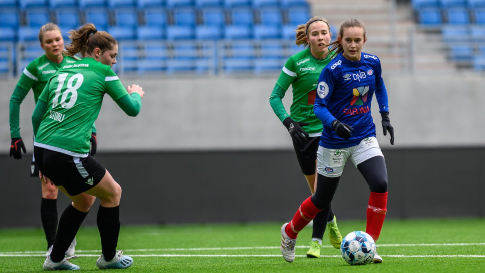Tine Celine Karsten har tatt steget opp i A-stallen. Foto: Morten Mitchell Larød / SPORTFOTO