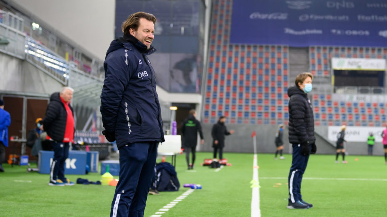 Jack Majgaard Jensen kan fortelle om godt humør i spillertroppen. Foto: Morten Mitchell Larød / SPORTFOTO