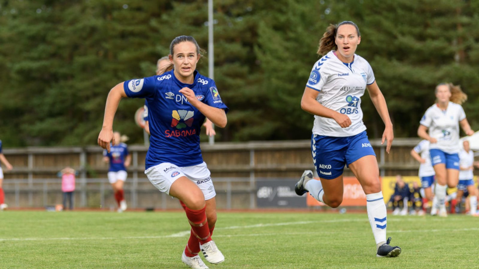 Tine Celine Karstensen gjorde sine saker godt mot Kolbotn. Foto: Sportfoto
