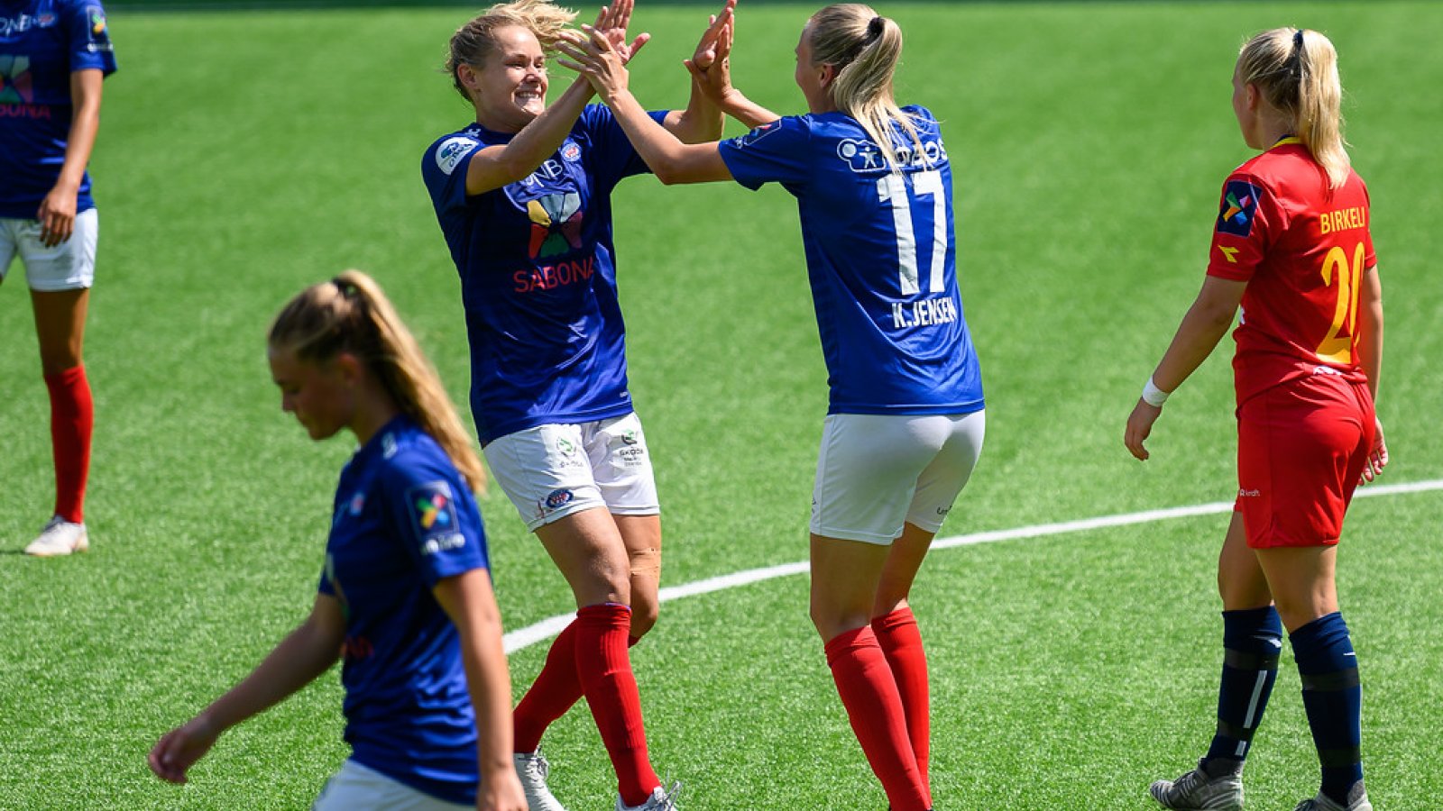 Treningskamp i fotball mellom Vålerenga og Røa på Intility Arena 27. juni 2020 i Oslo, Norge. Resultatet ble 4-0. Foto: Morten Mitchell Larød / SPORTFOTO