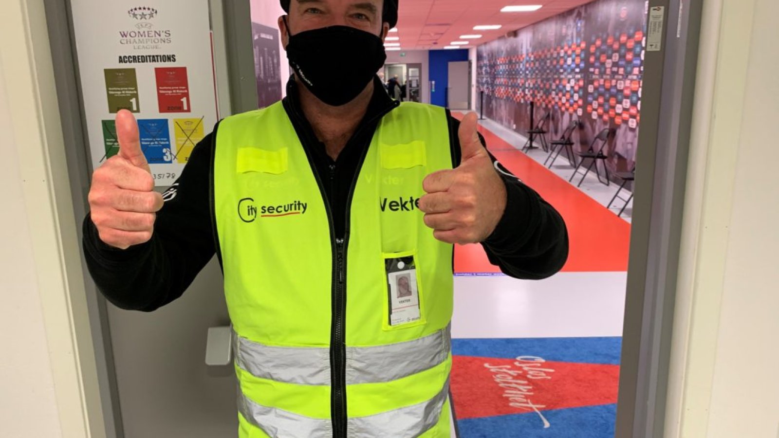 City Security med topp vakthold under vår UWCL-kamper.