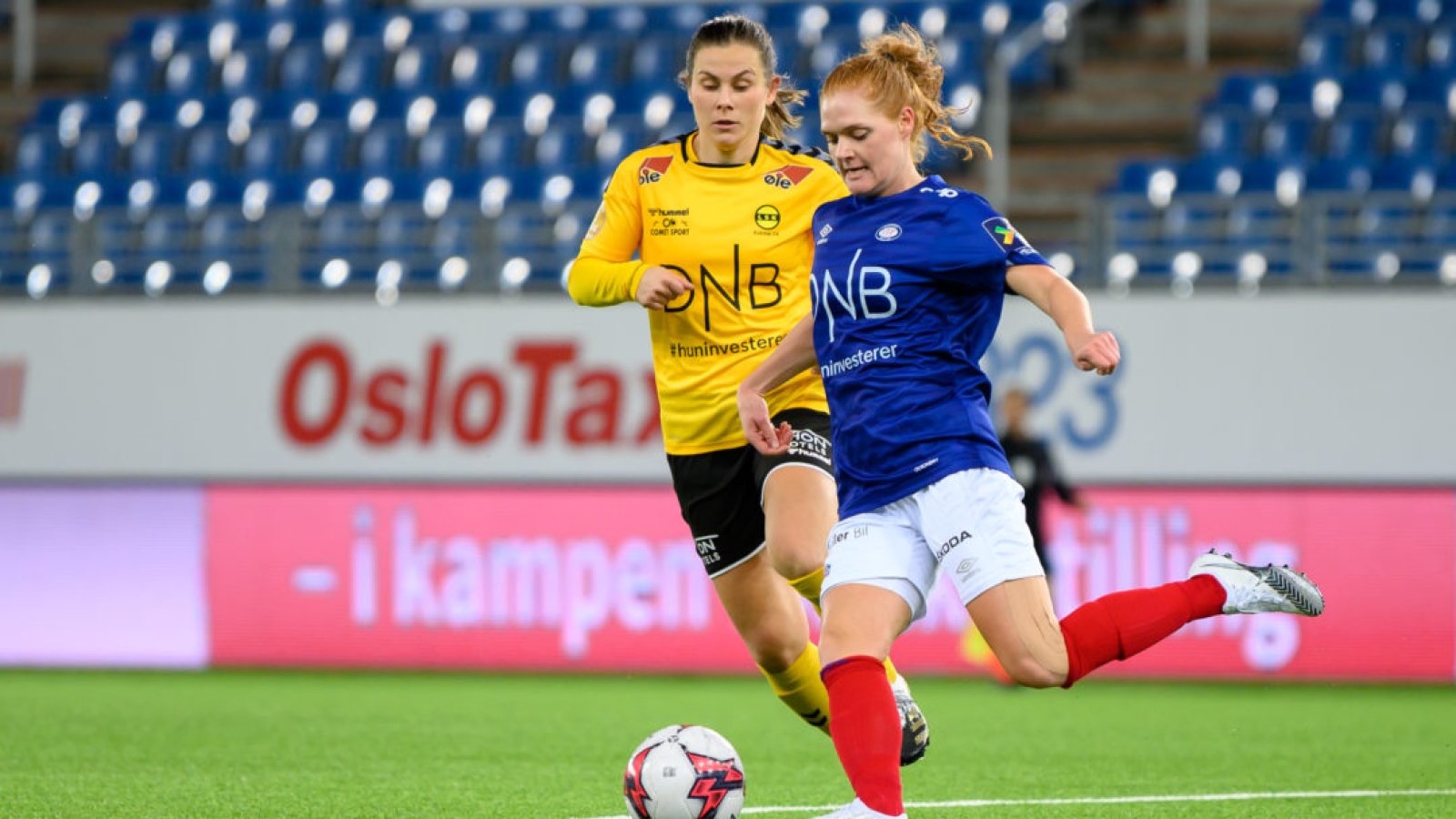 Stine Ballisager Pedersen er klar for nye tak mot LSK Kvinner. Foto: Morten Mitchell Larød / SPORTFOTO