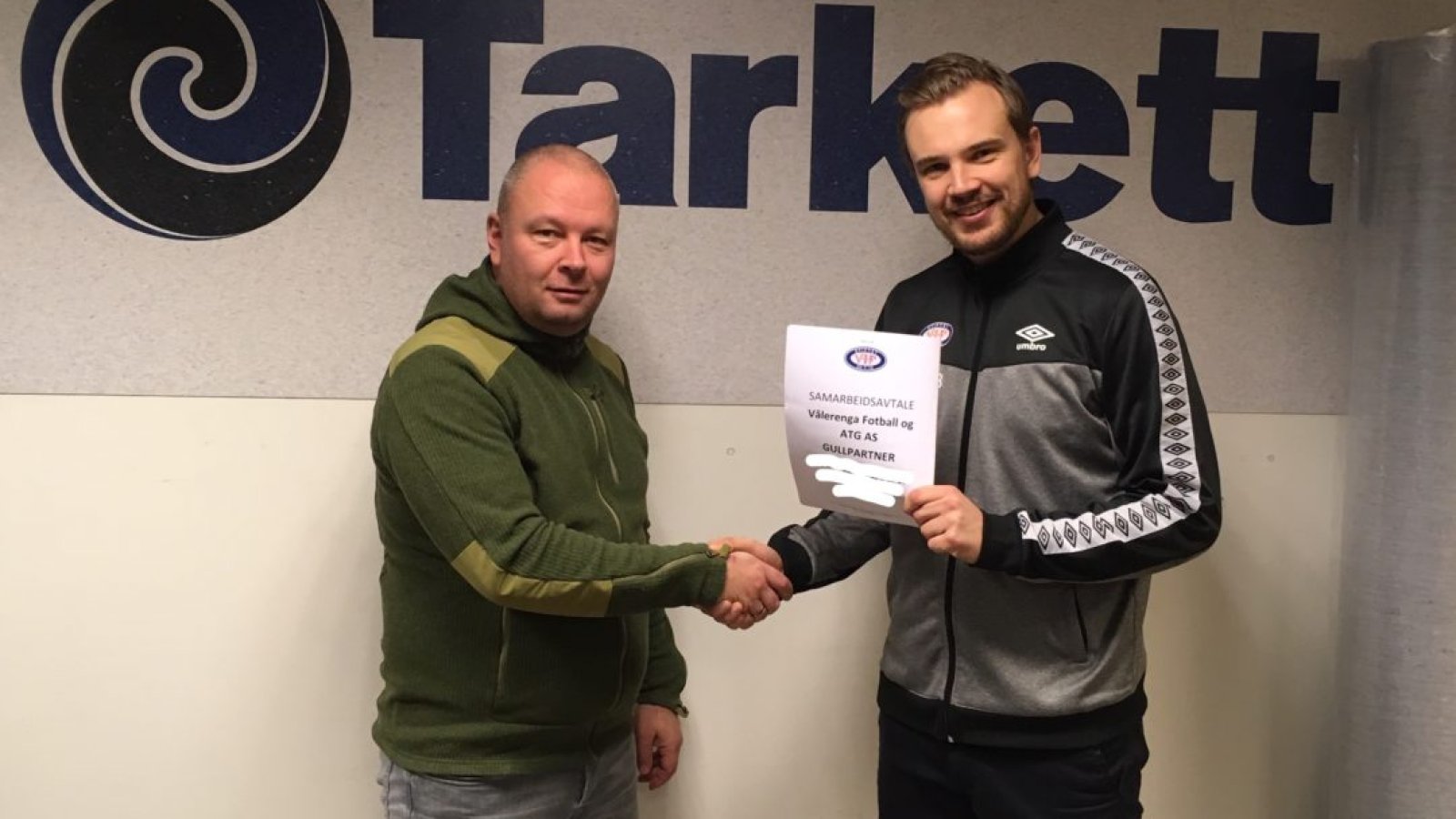 Malemester i ATG, Ronny Johansen, og Jens August Dalsegg i Vålerenga Fotball.