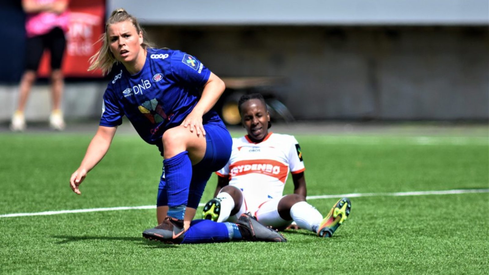 Ingjbjörg Sigurdardottir og resten av Vålerenga er innstilt på å reise seg igjen etter tap mot Sandviken. Foto: Hordalandsfotball / Trond Gausemel