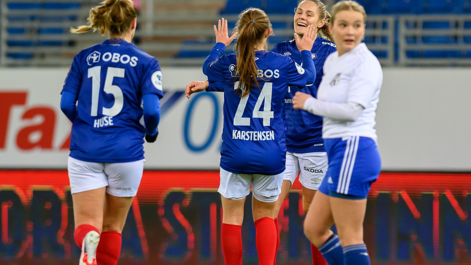 Andrine Tomter skåret sitt første mål for klubben. Foto: Morten Mitchell Larød / SPORTFOTO