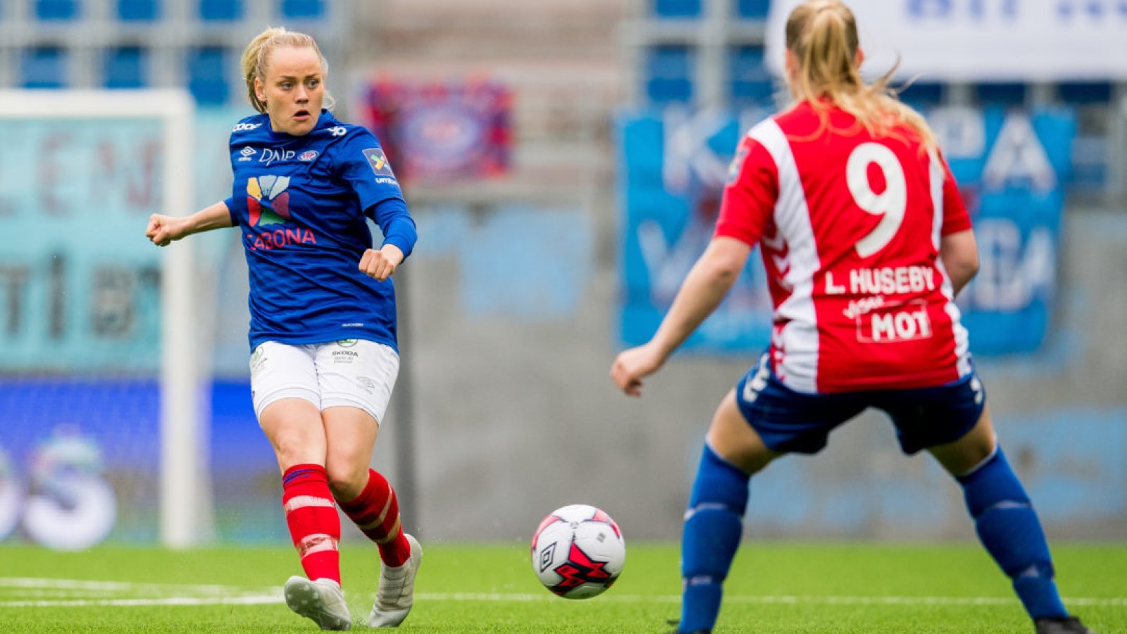 Victoria Ludvigsen ble matchvinner borte mot Fart. Photo: Vegard Wivestad Grøtt / BILDBYRÅN