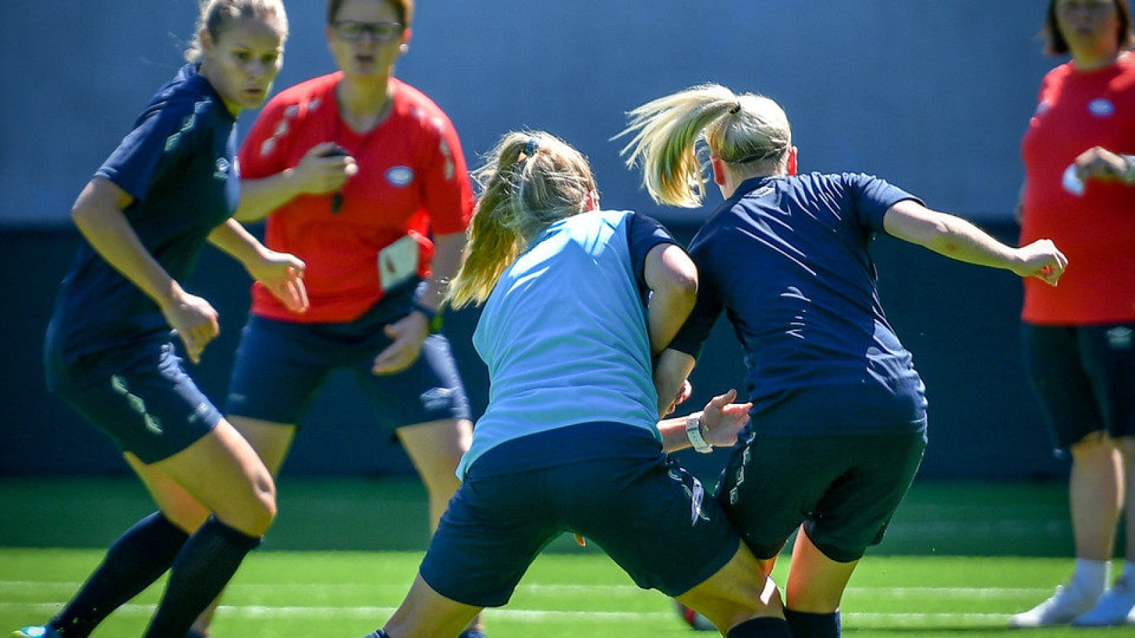 Andrine Tomter vil være en av spillerne som holder en treningsøkt 18.mai. Foto: Sportfoto